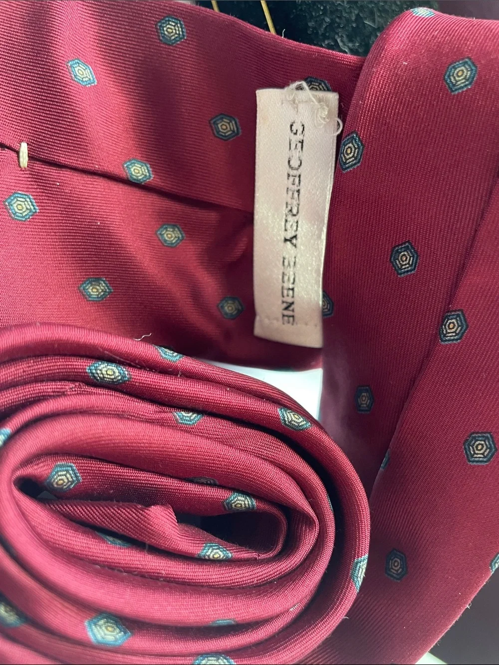 VTG G BEENE SILK TIE